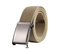 Taconey Cinturón táctico de nailon para hombre, ideal para deportes casuales y al aire libre, accesorios de vestir.,Caqui,80