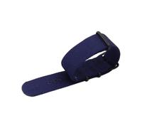 Taconey Correa de nailon de 18/20/22/24 mm, de liberación rápida, ajustable, impermeable, estilo informal,Marina de guerra,18 mm