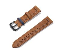 Taconey Correa de reloj de cuero genuino vintage de 20/22 mm, correa de repuesto universal para relojes inteligentes.,Felipe 4,22 mm