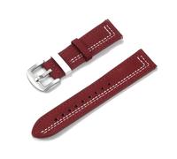 Taconey Correa de reloj de cuero genuino vintage de 20/22 mm, correa de repuesto universal para relojes inteligentes.,Felipe 13,22 mm