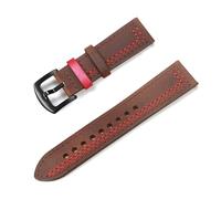 Taconey Correa de reloj de cuero genuino vintage de 20/22 mm, correa de repuesto universal para relojes inteligentes.,Felipe 26,20 mm