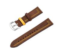 Taconey Correa de reloj de cuero genuino vintage de 20/22 mm, correa de repuesto universal para relojes inteligentes.,Felipe 5,20 mm