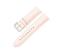 Taconey Correas de reloj de cuero de 12/14/16/18/20/22 mm con hebillas de acero inoxidable, perfectas tanto para uso formal como informal.,Rosa,20 mm