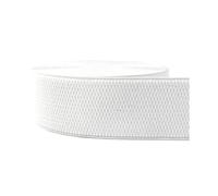 Taconey Elástico de Nailon de 2,5 a 10 cm, Adecuado para Faldas, cinturillas de Pantalones y Cinturones, reemplazos elásticos, Costura de Ropa de Bricolaje.,Blanco,50 mm, 2 Metros