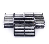 Taconic Shave 100 cartuchos gemelos hoja de afeitar con banda lubricante - Compatible con todos Gillette Trac 2, Atra, G2, Vector, Contour Asas - Hecho en los EE.UU.