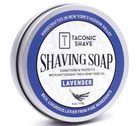 Taconic Shave Barbería Calidad lavanda jabón de afeitar con aceite de semilla de cáñamo Rica en Antioxidantes