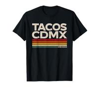Tacos CDMX México Vintage Street Food Design Camiseta