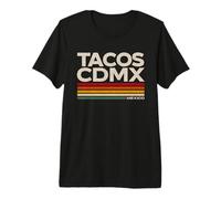 Tacos CDMX México Vintage Street Food Design Camiseta Premium