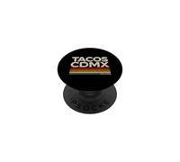 Tacos CDMX México Vintage Street Food Design PopSockets PopGrip Adhesivo