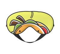 Tacos Comida Mexicana, Cubreojos completos Antifaz bloqueador de luz Antifaz para dormir Antifaz suave con los ojos vendados Noche