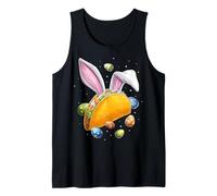 Tacos Comida Mexicana Huevos Conejo Orejas De Conejo Lindo Camiseta sin Mangas