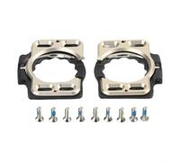 Tacos de aluminio para bicicleta Speedplay Pave Ultra Light T7075 | Cuerpo de aluminio T7075, base de resina, diseño ultraligero, se adapta a X1 X2 Pave, incluye tornillos de montaje