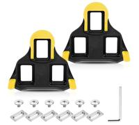 Tacos de bicicleta compatibles con SPD SL Cleats, 2 pares SPD Cleats para Shimano Cleats para zapatos de sistema SM SH-10 SH11 SH12 - tacos para bicicleta de carretera para interior y exterior