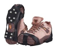 Tacos de Hielo,10 Puntas Tracción para Zapatos Y Botas | Plantillas Antideslizamiento Invierno Senderismo Montañismo Escalada Pesca Hombres Mujeres