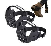 Tacos de hielo - de zapatos fiables y resistentes, estructura elástica ligera y portátil, estabilidad mejorada, diseño agresivo de los tacos, fácil de llevar | I