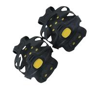 Tacos de hielo para botas - Crampones de nieve antideslizantes de tracción para zapatos de hielo, picos de crampón de tracción para caminar, para mujeres, senderismo, pesca, invierno, techo, escalada