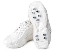 Tacos de Hielo para Tracción de Nieve, Crampones para Hielo y Nieve, Tacos de Tracción sobre Zapatos/Botas, Crampones Antideslizante de 10 Nieve Hielo Grips, para Hombres y Mujeres, Talla de Zapato