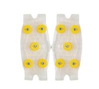 Tacos De Hielo para Zapatos - Puños De Nieve para Hielo - Tacos De Tracción Crampones | Empuñaduras Antideslizantes IcêCleat Nail Içe con 5 Pernos De Acero, para Nieve, Caminos Fangosos Y Otros