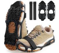 Tacos de hielo sin pinchos para zapatos y botas, perfectos para la transición entre superficies interiores y exteriores, con correas, L-XL