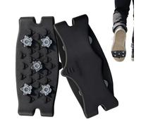 Tacos de Hielo | Tacos de tracción Antideslizantes | Puntas de Agarre para Zapatos, para Invierno, Senderismo, Escalada, Senderismo, Actividades de al Aire Libre