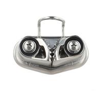Tacos de leva de acero inoxidable 316 marino con cable que conduce para cuerda de 10 mm, diseño progresivo de dientes de leva para kayak, barcos y veleros