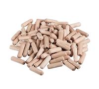 tacos de madera, Pasadores de madera, 1000 Uds., accesorios muebles dura biselados estriados secados al horno for carpintería, manualidades DIY(8 X 40mm)