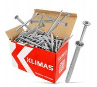 Tacos de nailon para clavos, premontados, cabeza avellanada (8 x 80-100 unidades)