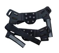 Tacos de nieve - 7 picos ajustables crampones antideslizantes | Pinzas para zapatos de hielo con rayas reflectantes - para trabajo al aire libre, invierno, viajes, , caminar, escalada, montañismo