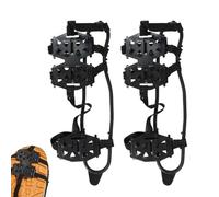 Tacos de nieve para botas, crampones para botas de trekking,Tacos de hielo antideslizantes con pinza de tracción | Antideslizante Walking Snow Grips Crampones de escalada de acero para escalada