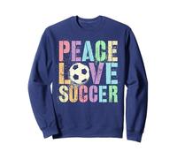 Tacos de Portero Kawaii Valentine Peace Love Soccer Scorer Club Sudadera