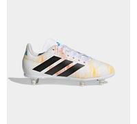 Tacos de rugby Niño - adidas Rugby Júnior SG blanco y naranja 37