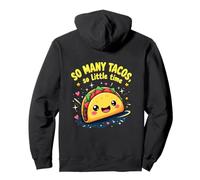 Tacos divertidos So Little Time Quirky Taco Tuesday Salsa Foodie Sudadera con Capucha