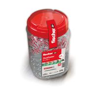 Tacos duopower 6x30mm con tornillos 375uds fischer