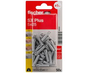 Tacos duotec 39mm con tornillos 6uds fischer