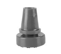 Tacos para muletas con tubo de, Gomas antideslizantes giratorias antideslizantes 360 ° Puntas de bastón de muleta Protector de fondo inferior Accesorios de reemplazo