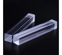 tacos para tartas,tacos para tartas, Varilla cuadrada de acrílico transparente sólido, barra extruida de PMMA, longitud transparente de 50cm/20 pulgadas, 2 uds.(35 * 35mm)