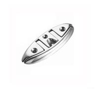 Tacos plegables marinos, perno de cable de elevación de acero inoxidable para yate, poste de amarre plegable con tirador para anillo para montaje marino de barco (6 pulgadas)