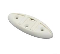 Tacos plegables para barcos hechos de nailon con tornillos, diseño plegable para evitar tropiezos, adecuado para muelles, kayaks y pequeños a medianos para barcos (blanco)