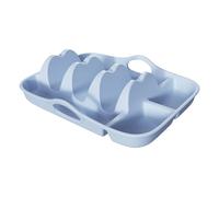 Tacos Tither - Diseño Flexible Sin BPA De Silicona, Lavavajillas Safe Easy Clean, Mantiene Conchas Constantes Para Relleno Sin Esfuerzo, Presentación Divertida Para Comidas | Cena Para La Familia De L