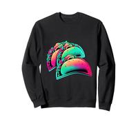 Tacos Vaporwave Estética Estilo Pastel Sudadera
