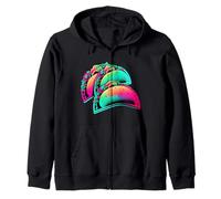 Tacos Vaporwave Estética Estilo Pastel Sudadera con Capucha