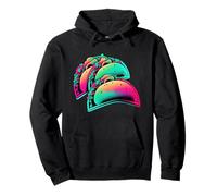 Tacos Vaporwave Estética Estilo Pastel Sudadera con Capucha