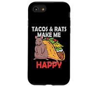 Tacos Y Ratas Lindo Mascotas Rata Amante Mexicano Comida México Carcasa para iPhone SE (2020) / 7 / 8
