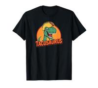 Tacosaurus Dinosaurio Taco Comida Mexicana Burrito Nacho Gráficos Camiseta
