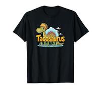 Tacosaurus Dinosaurio Taco Comida Mexicana Burrito Nacho Gráficos Camiseta