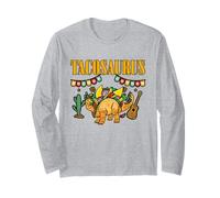 Tacosaurus Funny Cinco De Mayo Taco Dinosaurio Niños Manga Larga