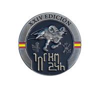 Tacro EDICIÓN Limitada Moneda Conmemorativa 101 Km La Legión Militar Española, XXIV Edición, Tercio Alejandro Farnesio 4° de la Legión, Diseño de Doble Cara, con Caja Afelpada para decoración