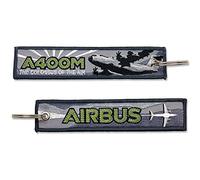 Tacro Lavero Airbus A400m The Colossus of the Air Keychain Bordado Gris