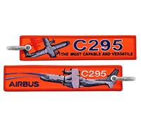 Tacro Llavero Airbus Militar Keychain C295 The Most Capable and Versatile Naranja