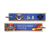 Tacro Llavero Bordado Ejército de Tierra Grupo de Regulares de Ceuta nº 54 Militar Fuerzas Armadas